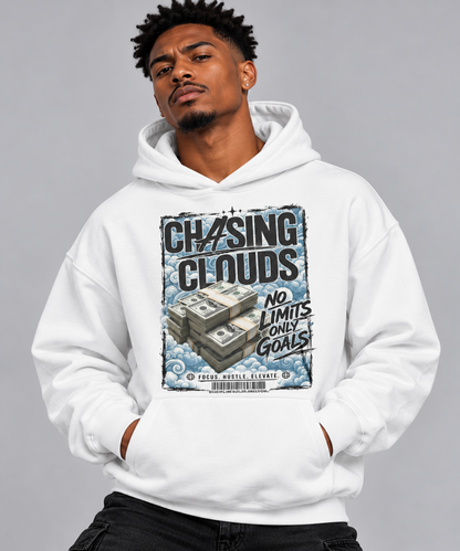Chasing Clouds Oversized Graphic Fleece Hoodie