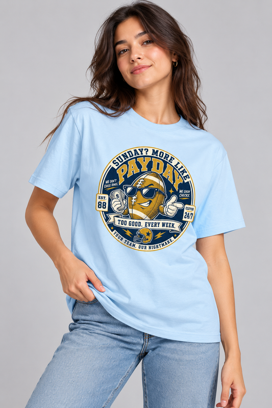Payday Football Graphic Drop Shoulder Tee