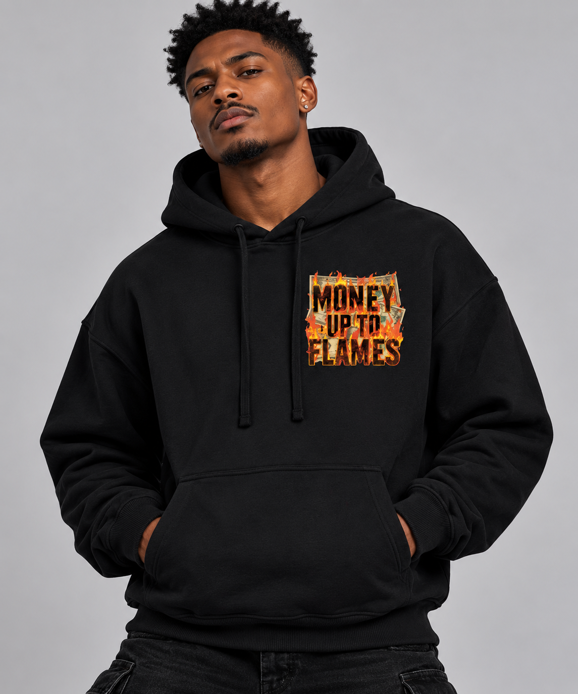Money Talks, Wealth Whispers Two-Sided Graphic Hoodie