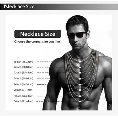 Classic Edge Stainless Steel Cuban Link Chain