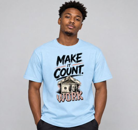 Make It Count Graphic Heavyweight Drop Shoulder Tee