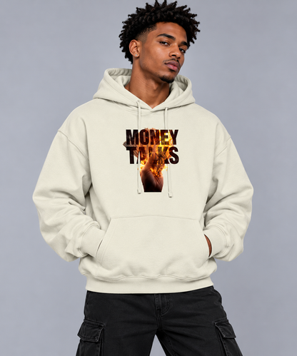 Grind Mode On Two-Sided Graphic Drop Shoulder Hoodie