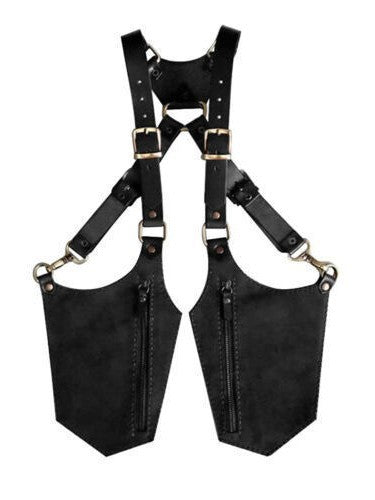 Men's Minimalist Leather Crossbody Sling Bag