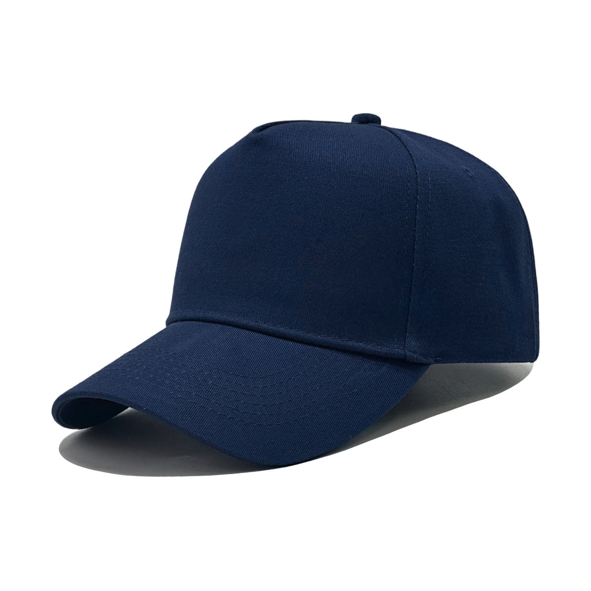 Classic Cotton 5-Panel Structured Baseball Cap