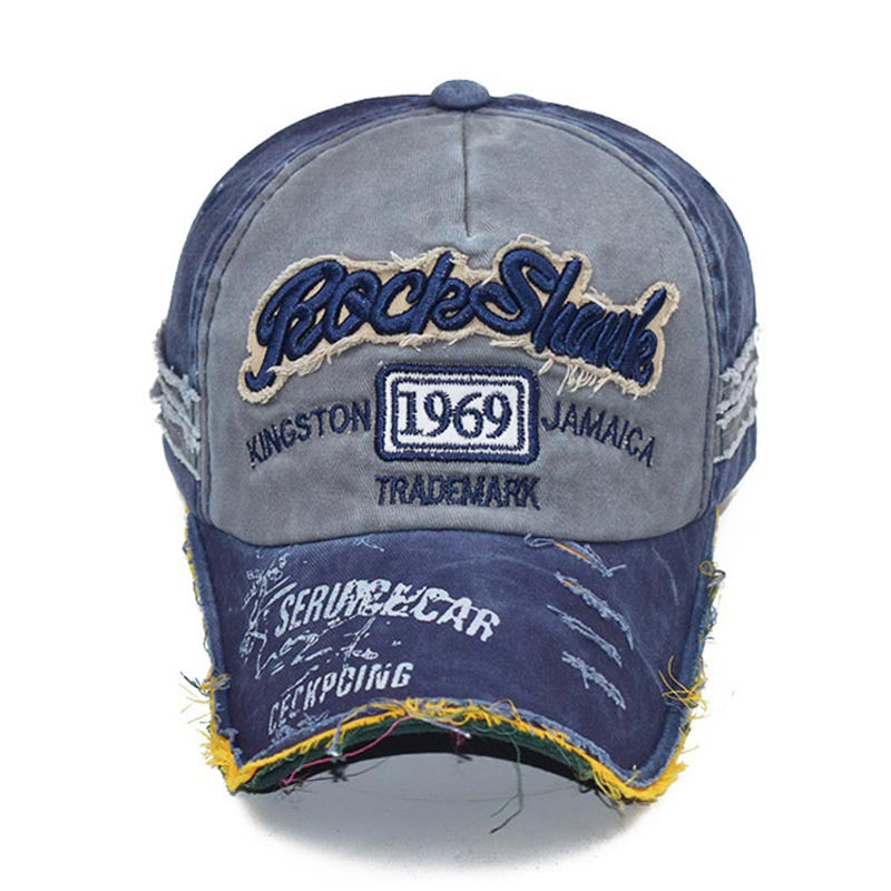 Distressed Vintage Embroidered Dad Hat
