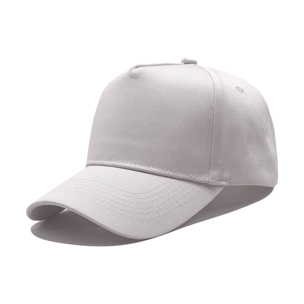 Classic Cotton 5-Panel Structured Baseball Cap