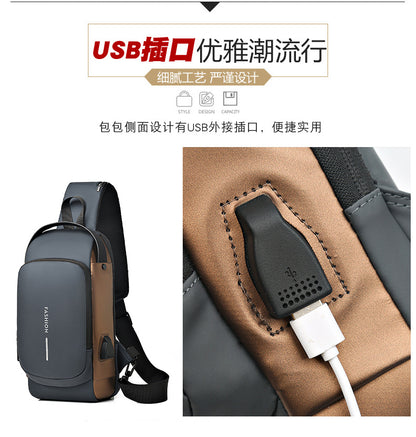 Men's Anti-Theft Streetwear Crossbody Chest Bag