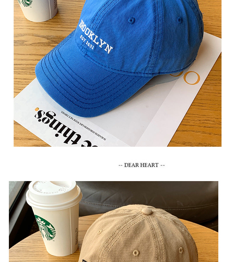 Unisex Brooklyn Embroidered Baseball Cap | Vintage Dad Hat