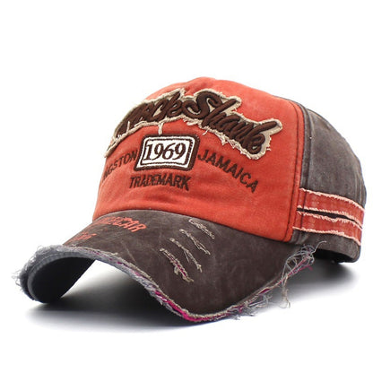 Distressed Vintage Embroidered Dad Hat