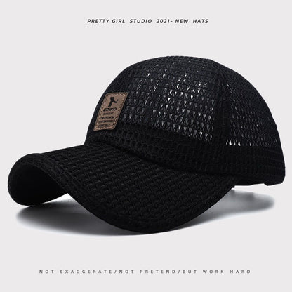 Men's Breathable Mesh Baseball Cap — Quick-Dry Sports Hat