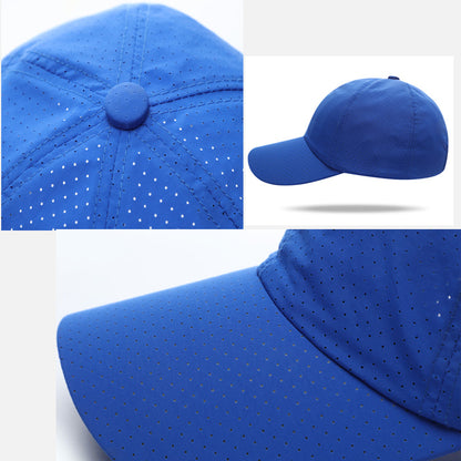 Unisex Quick-Dry Performance Mesh Baseball Cap & Sun Visor