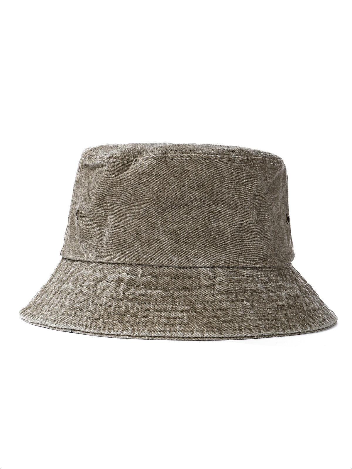 Vintage Washed Denim Bucket Hat — Japanese-Inspired Sun Cap