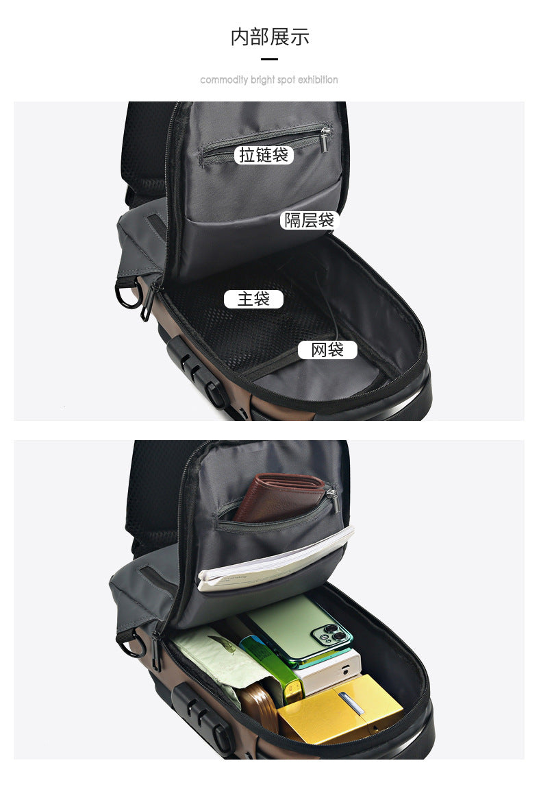 Men's Anti-Theft Streetwear Crossbody Chest Bag