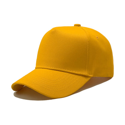 Classic Cotton 5-Panel Structured Baseball Cap