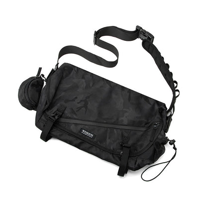 Men's Japanese Style Crossbody Bag — Large Capacity Streetwear Satchel