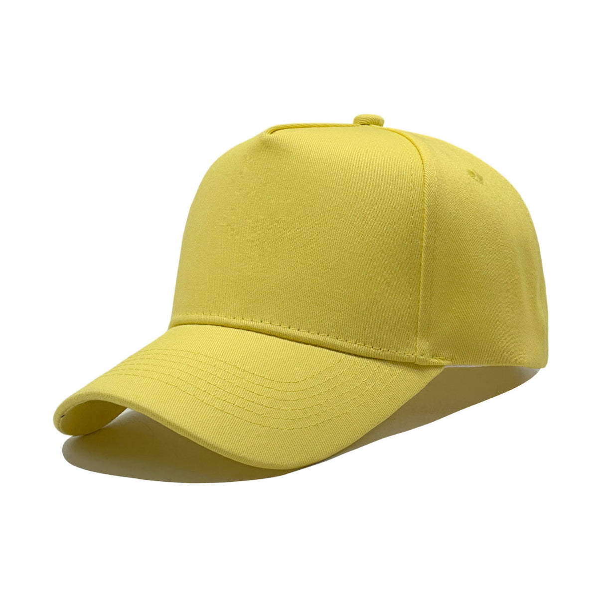 Classic Cotton 5-Panel Structured Baseball Cap