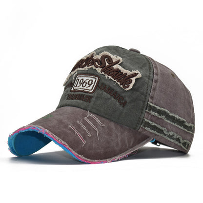 Distressed Vintage Embroidered Dad Hat