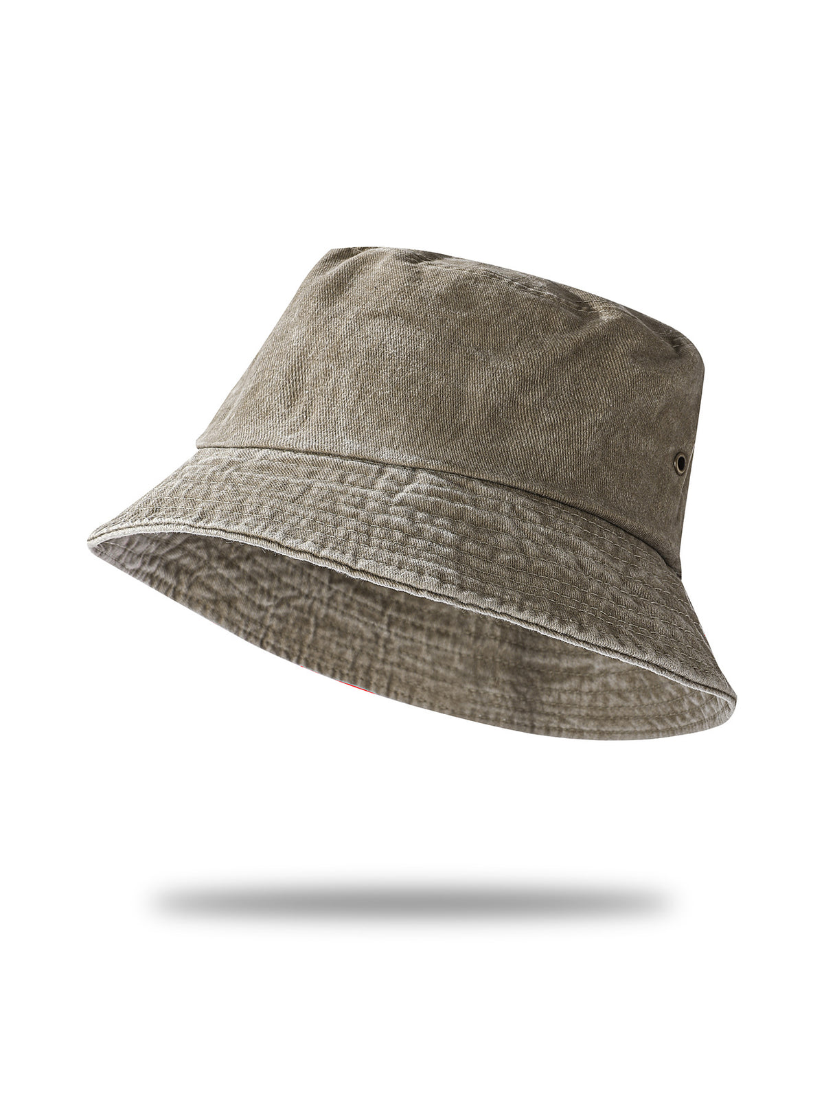 Vintage Washed Denim Bucket Hat — Japanese-Inspired Sun Cap
