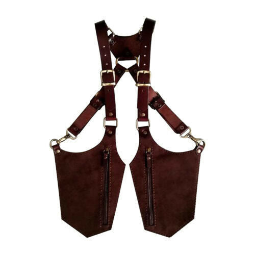 Men's Minimalist Leather Crossbody Sling Bag