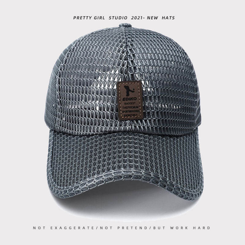 Men's Breathable Mesh Baseball Cap — Quick-Dry Sports Hat