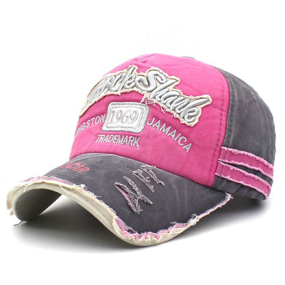 Distressed Vintage Embroidered Dad Hat