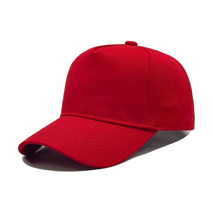 Classic Cotton 5-Panel Structured Baseball Cap