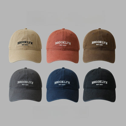Unisex Brooklyn Embroidered Baseball Cap | Vintage Dad Hat