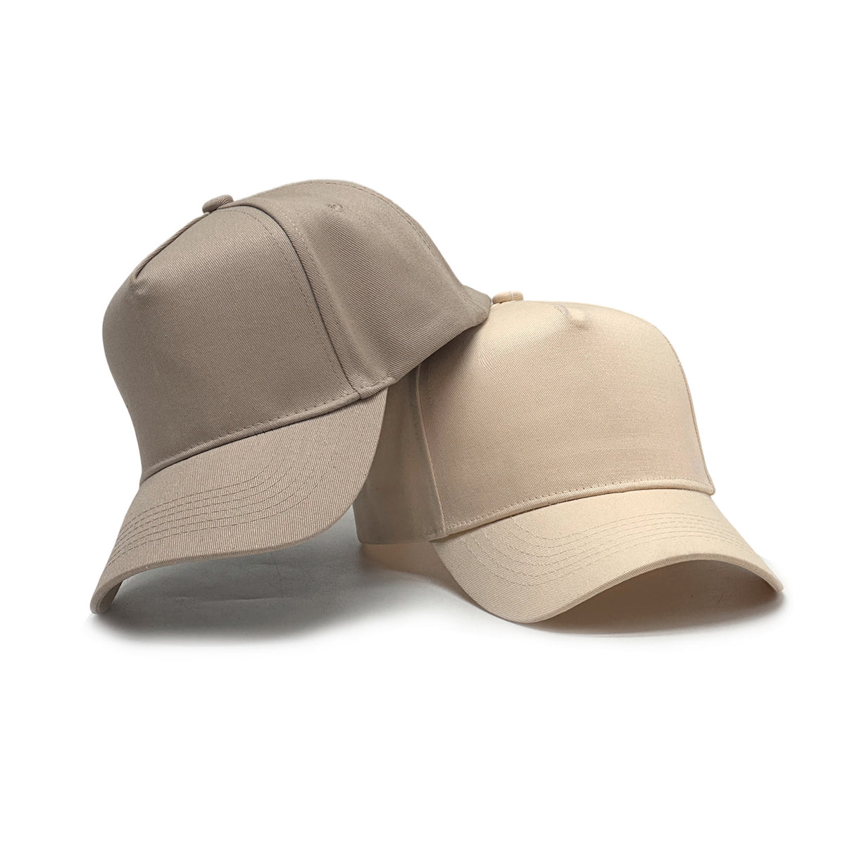Classic Cotton 5-Panel Structured Baseball Cap