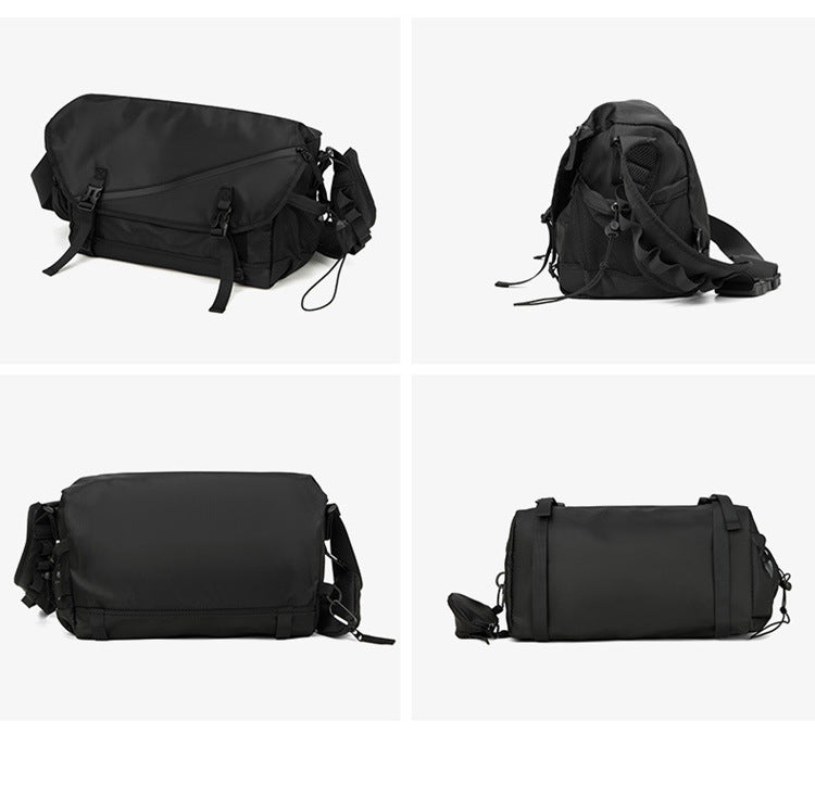 Men's Japanese Style Crossbody Bag — Large Capacity Streetwear Satchel
