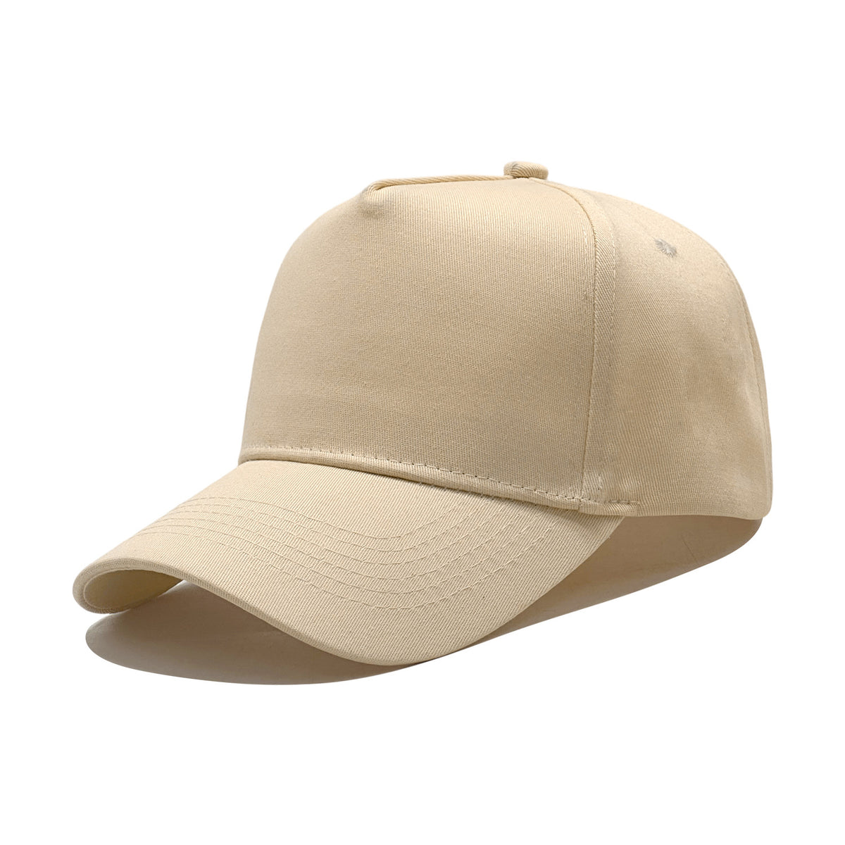 Classic Cotton 5-Panel Structured Baseball Cap