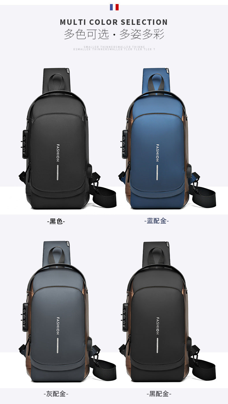 Men's Anti-Theft Streetwear Crossbody Chest Bag