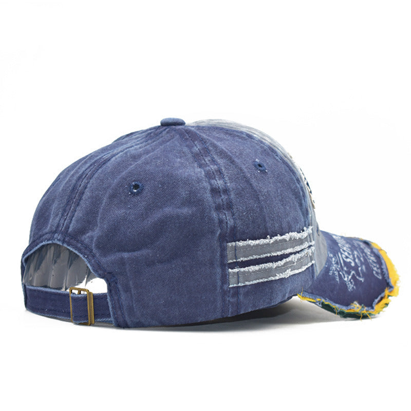 Distressed Vintage Embroidered Dad Hat