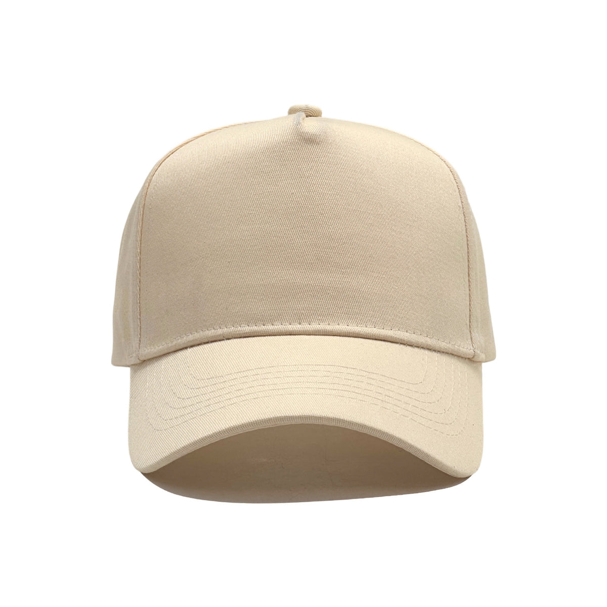 Classic Cotton 5-Panel Structured Baseball Cap