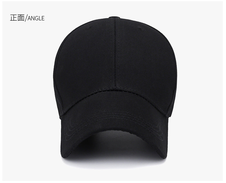 Unisex Plain Cotton Minimalist Dad Hat