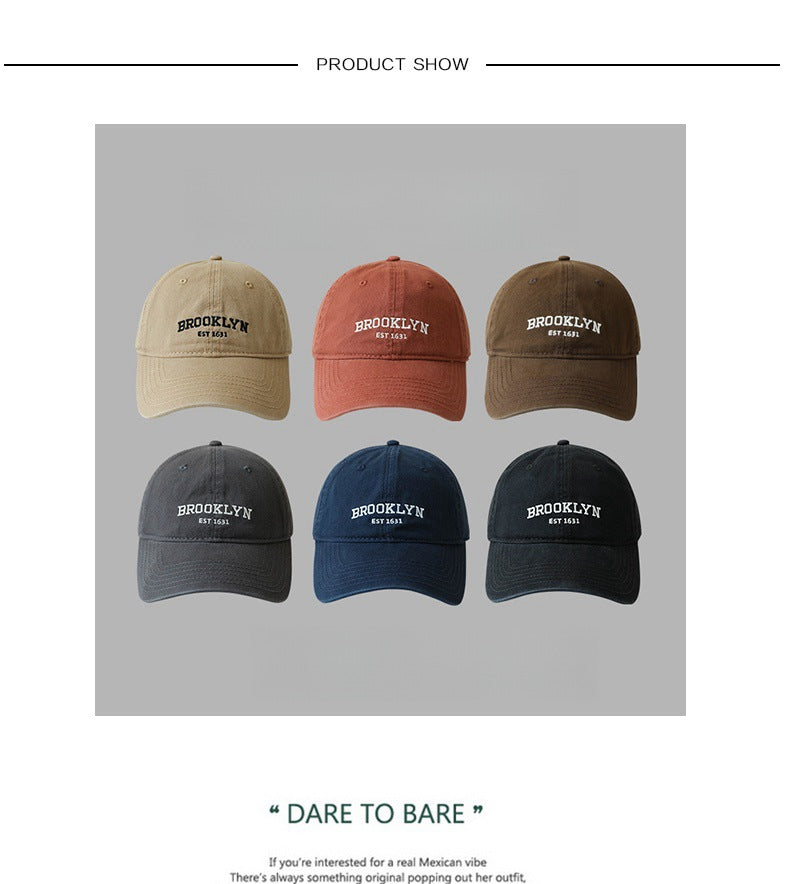 Unisex Brooklyn Embroidered Baseball Cap | Vintage Dad Hat