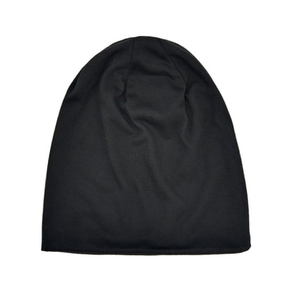 Solid-Color Slouchy Beanie — Soft Knit Winter Hat