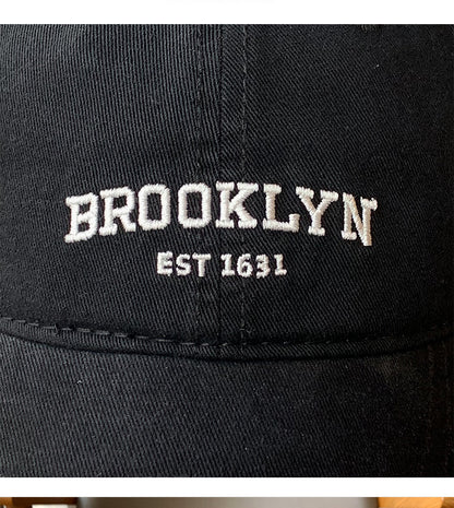 Unisex Brooklyn Embroidered Baseball Cap | Vintage Dad Hat