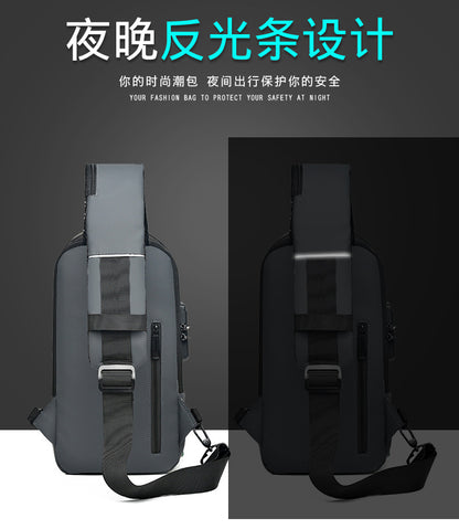 Men's Anti-Theft Streetwear Crossbody Chest Bag