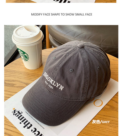 Unisex Brooklyn Embroidered Baseball Cap | Vintage Dad Hat