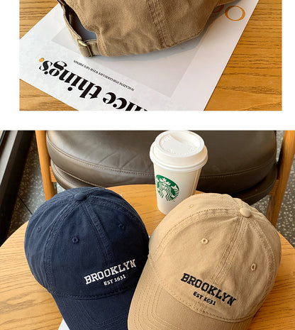 Unisex Brooklyn Embroidered Baseball Cap | Vintage Dad Hat
