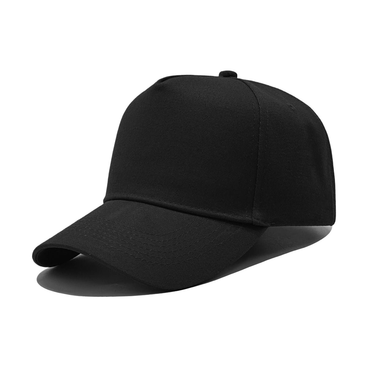 Classic Cotton 5-Panel Structured Baseball Cap