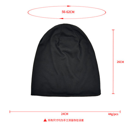 Solid-Color Slouchy Beanie — Soft Knit Winter Hat