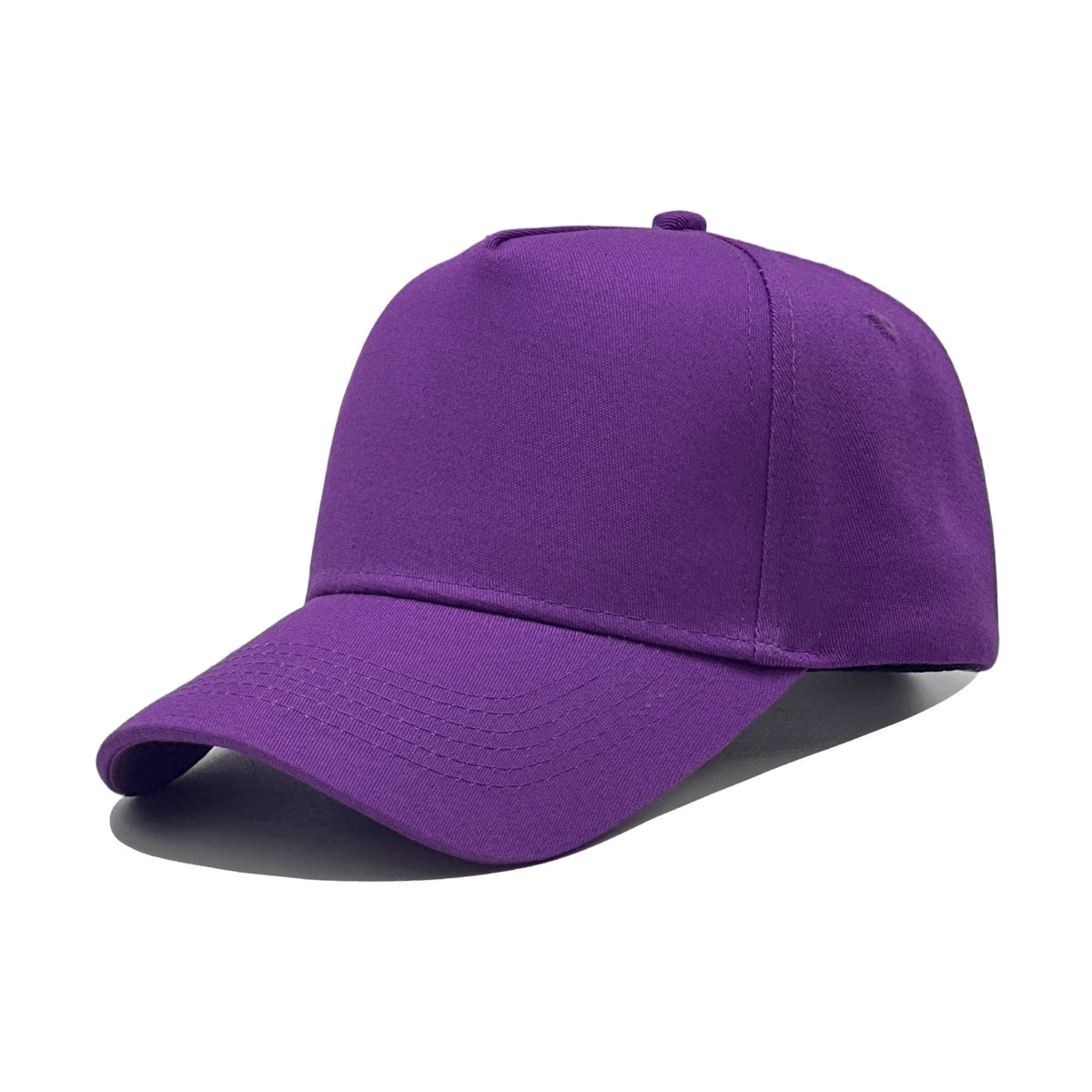 Classic Cotton 5-Panel Structured Baseball Cap