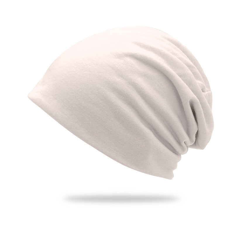 Solid-Color Slouchy Beanie — Soft Knit Winter Hat
