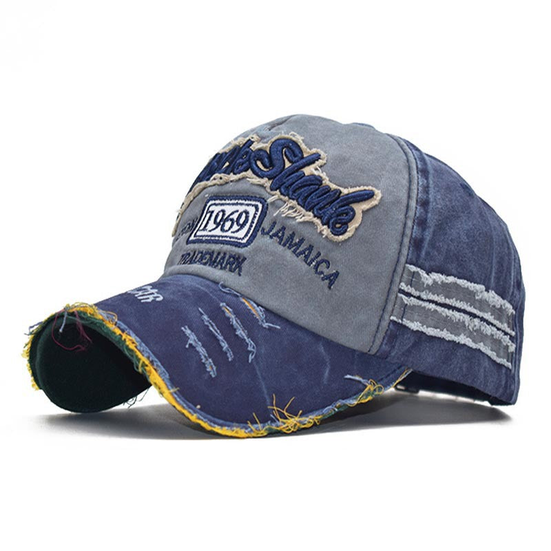 Distressed Vintage Embroidered Dad Hat