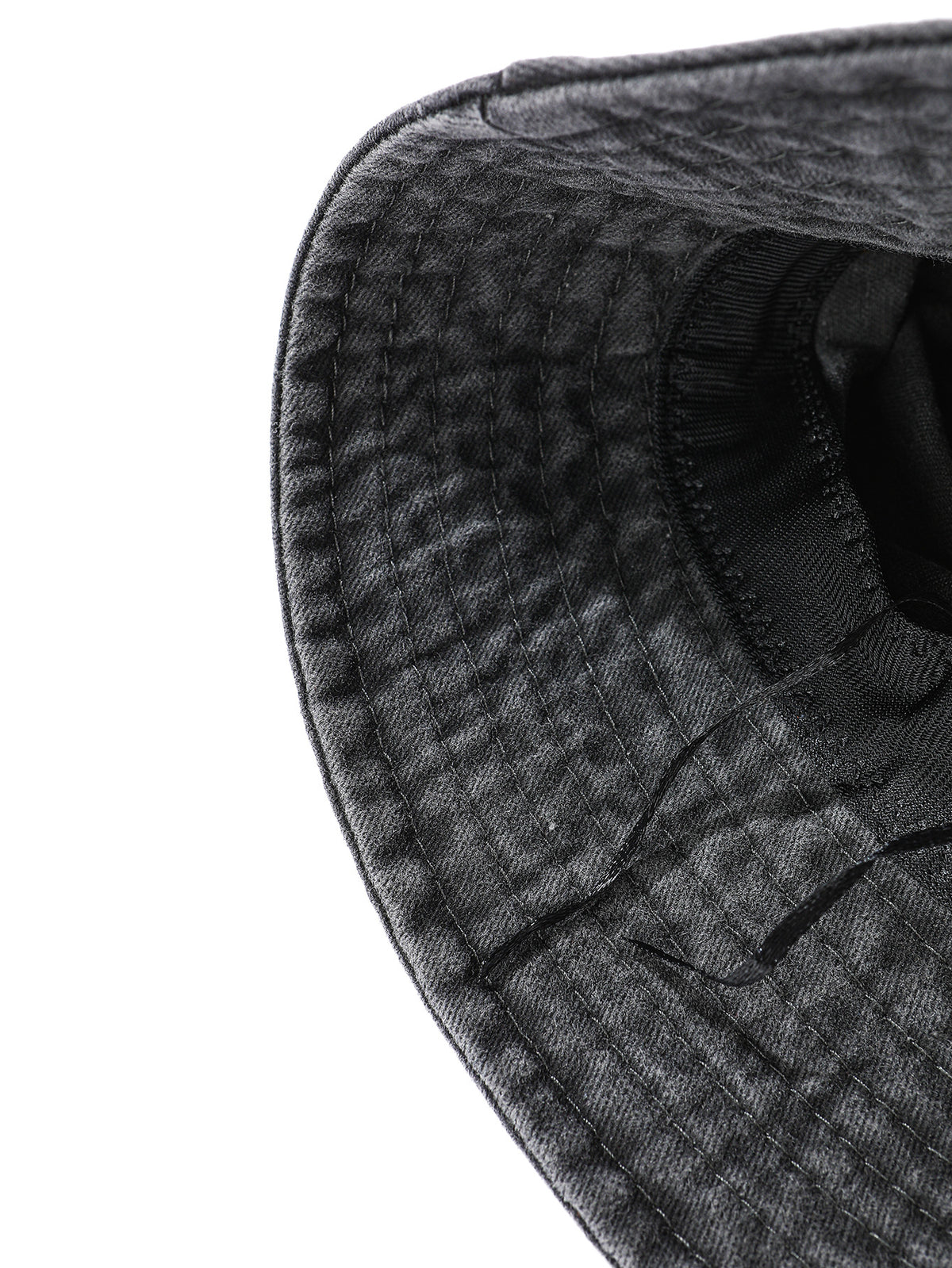 Vintage Washed Denim Bucket Hat — Japanese-Inspired Sun Cap