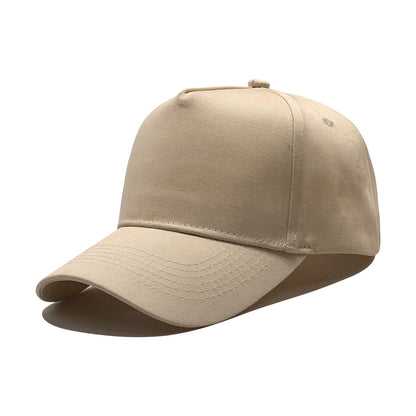 Classic Cotton 5-Panel Structured Baseball Cap