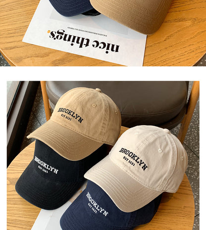 Unisex Brooklyn Embroidered Baseball Cap | Vintage Dad Hat