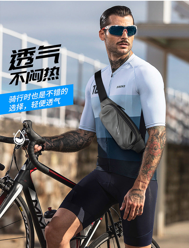 Men's Waterproof Crossbody Chest Sling Bag