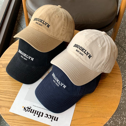 Unisex Brooklyn Embroidered Baseball Cap | Vintage Dad Hat